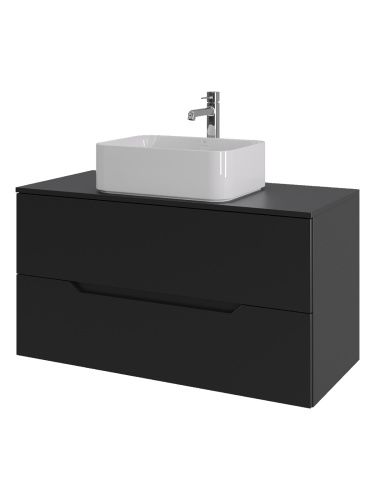 Тумба с раковиной Orange Line Li-100TubMDF+B02-460W 101х46х68