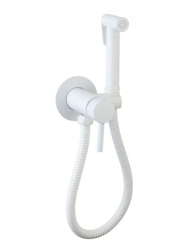 Гигиенический душ со смесителем Ceramalux KRS/005 белый матовый