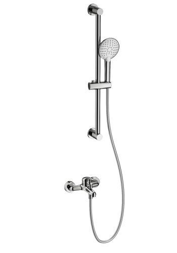 Душевой гарнитур со смесителем Wonzon & Woghand WW-4560-CR настенный хром