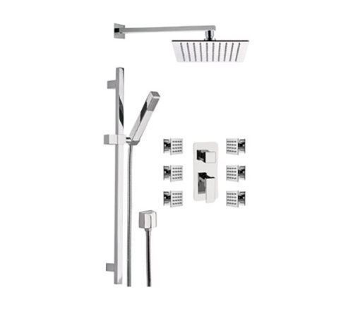 Душевая система Remer Absolute AU93S01UFS20 встраиваемая в стену