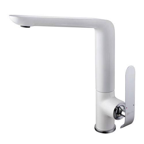 Смеситель для кухни LeMark Melange LM4905CW на мойку белый/хром
