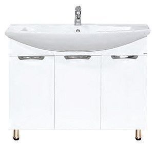 Тумба под раковину Misty Лаванда Э-Лав01105-011Пр 101х33х70 напольная