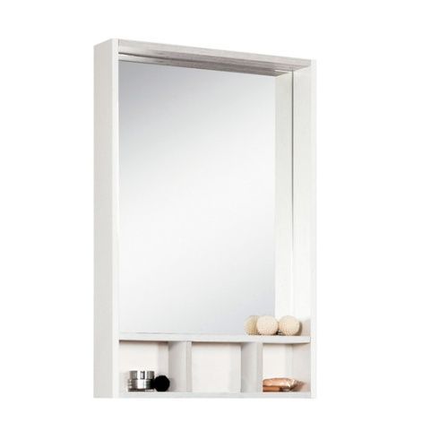 Зеркало в ванную Aquaton Йорк 1A170102YOAY0 60х85 цвет светлое дерево