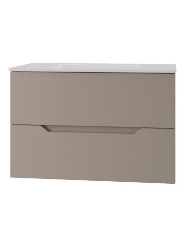 Тумба с раковиной Orange Line Li-80TuL+Ra 82х47х54 цвет бежевый