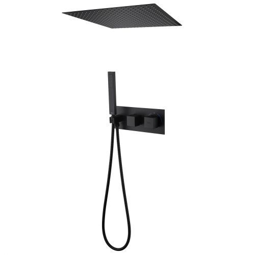 Душевая система ABBER AF8255B встраиваемая в стену с термостатом