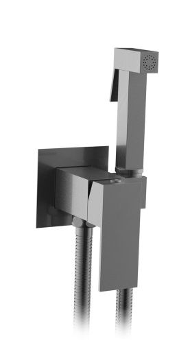 Гигиенический душ со смесителем AltroBagno BM AltroBagnoBM060121GM оружейная сталь