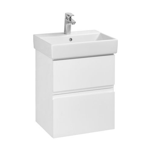 Тумба под раковину Roca OLETA A857638806 56х37х55 подвесная цвет белый глянцевый