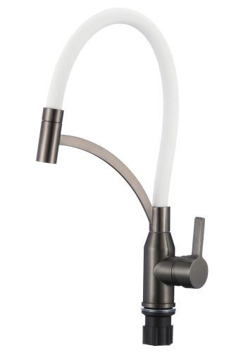 Смеситель для кухни Fmark FS8244Q-02 на мойку графит