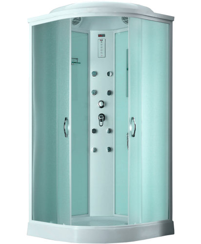 Душевая кабина Timo Eco TE-0701 100х100 четверть круга с крышей ориентация универсальная