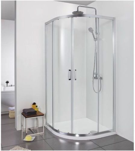 Душевой уголок Aquanet Alfa 00203799 90х90 стекло прозрачное профиль хром глянцевый без поддона