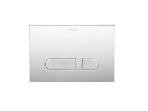 Клавиша смыва механическая Duravit DuraSystem WD5001021000 цвет хром глянцевый