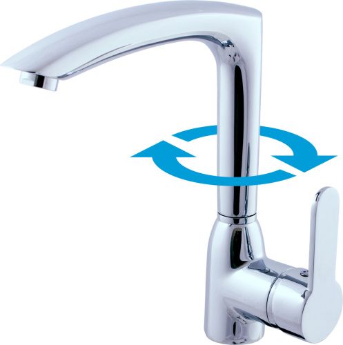 Смеситель для кухни RavSlezak ZAMBEZI ZA007.5/7 на мойку хром