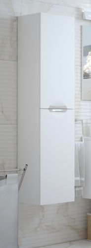 Шкаф-пенал Corozo Алиот SD-00000605 35х29х154 подвесной цвет белый