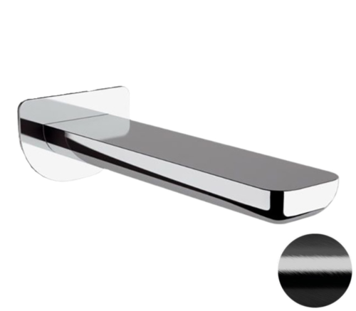 Излив Remer Infinity 91ICFP настенный черный брашированный хром