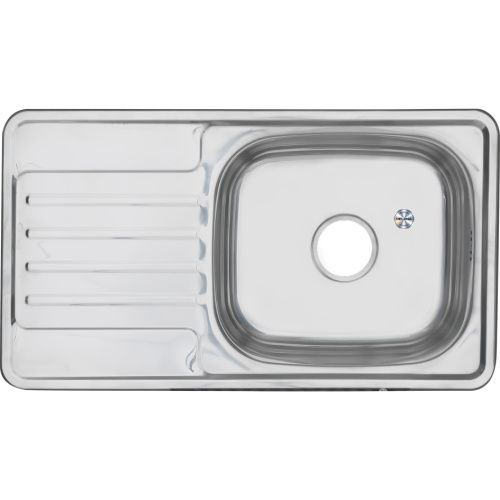 Кухонная мойка Melana 221 t (*10) 76х42 цвет хром