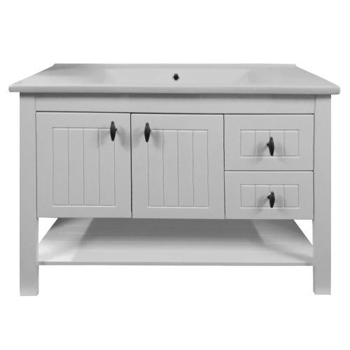 Тумба под раковину Azario BRISTON CS00058283 100х46х84 цвет белый