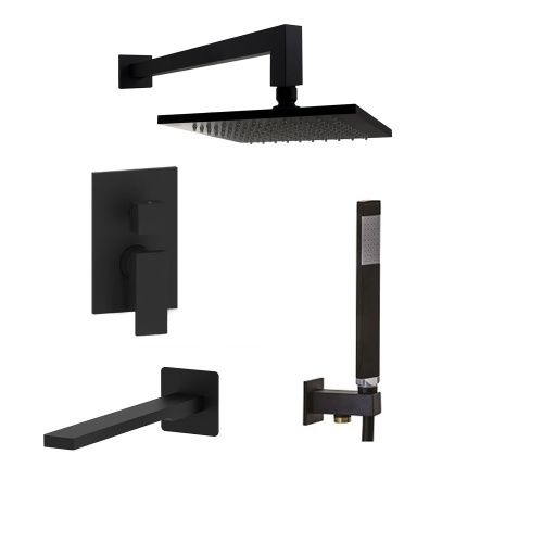 Душевая система Paffoni Elle KITEL019NO120 встраиваемая в стену