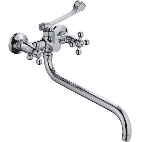 Cмеситель для ванны и душа Haiba HB2619-3 настенный хром