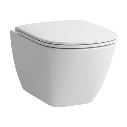 Чаша унитаза подвесная Laufen LUA 8.2008.0.000.000.1 цвет белый без сиденья безободковая каскадный смыв