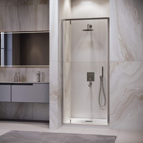 Душевая дверь RGW Leipzig 711210207-11 70х195 стекло прозрачное профиль хром глянцевый