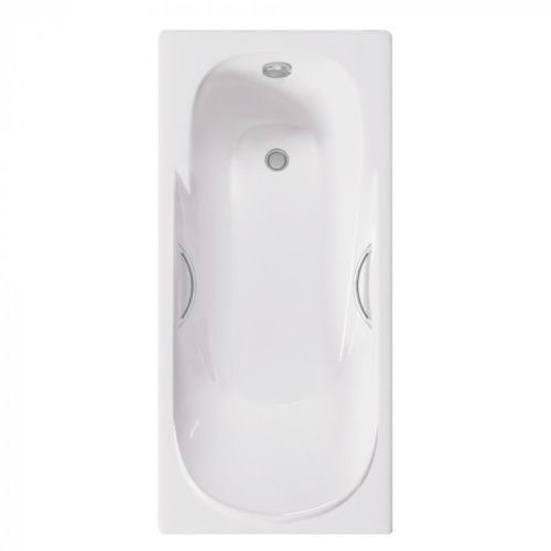 Ванна чугунная Delice Maestro DLR230646R 200х85 пристенная прямоугольная без ножек с отверстиями под ручки