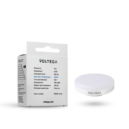 Лампа светодиодная Voltega GX53 9W 7773