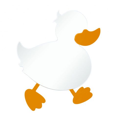 Зеркало в ванную Creavit DUCKY DC30035-A 51х55 цвет желтый