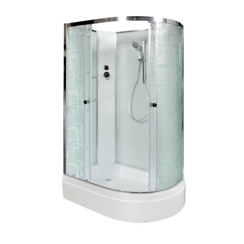 Душевая кабина AvaCan EM3012LN 120х90 асимметричная без крыши ориентация левая