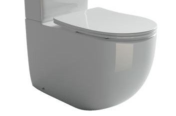 Чаша унитаза напольная Ceramica Nova METROPOL CN4001T-B цвет белый без бачка с сиденьем микролифт безободковая смыв торнадо