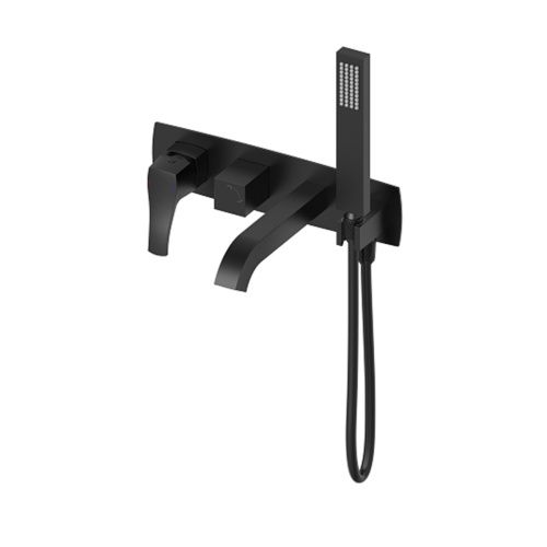 Смеситель для ванны и душа Wonzon & Woghand FLEX WW-88889072-MB встраиваемый в стену черный