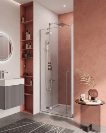 Душевая дверь Cezares LINER LINER-B-12-100-C-Cr-L 100х195 стекло прозрачное профиль хром глянцевый