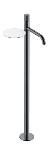 Смеситель Boheme Stick 120-SGM.4 напольный графит глянцевый