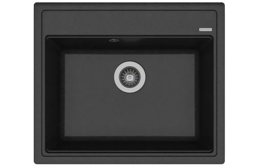 Кухонная мойка Florentina Липси 600 20.120.D0600.208 60х51 цвет черный матовый поверхность матовая