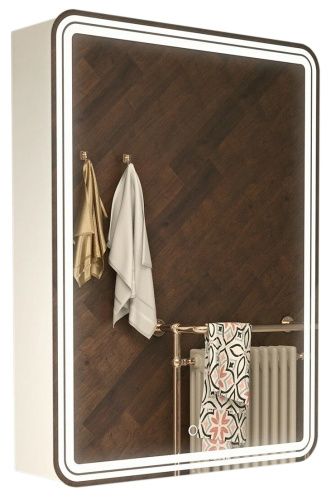 Зеркало-шкаф Azario Adriana CS00069512 60х10х80 подвесной цвет белый