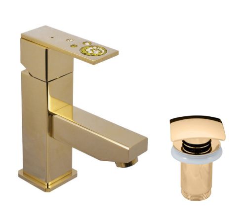 Смеситель RavSlezak ROYAL ROYAL1029.5Z на раковину золото