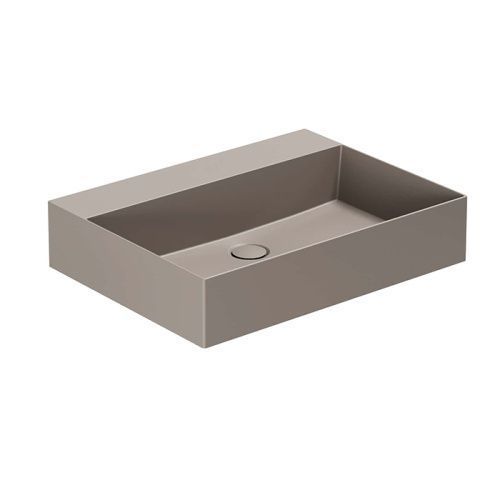 Раковина керамическая Azzurra ELEGANCE 60 см ELLP060450Q0TO*0 подвесная цвет светло-бежевый без отверстий под смеситель