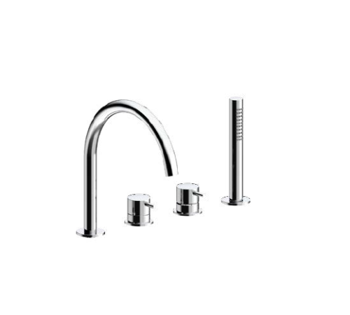 Смеситель Almar E214006.HB на борт ванны латунь брашированная/шлифованная