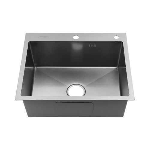Кухонная мойка Fmark FSC7550L 75х50 цвет сатин поверхность матовая