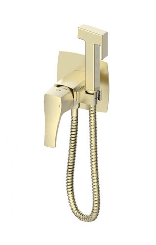 Смеситель для ванны и душа Wonzon & Woghand FLEX WW-88829072-BG встраиваемый в стену золото