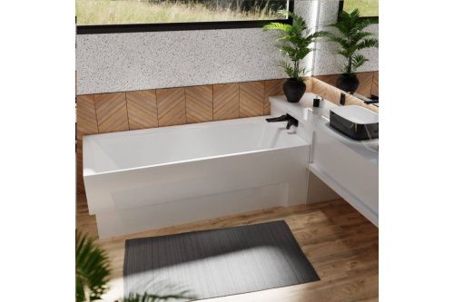 Ванна акриловая Vayer Boomerang Гл000010523 180х80 пристенная прямоугольная