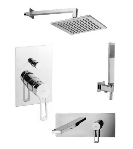 Душевая система Paffoni Ringo KITRIN015CR105 встраиваемая в стену