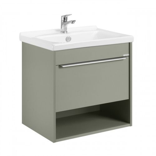 Тумба под раковину Aquaton Хоуп 1A287201HP9D0 58х44х56 подвесная цвет хаки