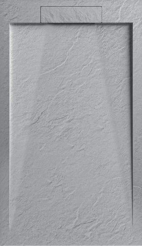 Душевой поддон Esbano LUXE ESPLX90G 90х90 искусственный камень серый