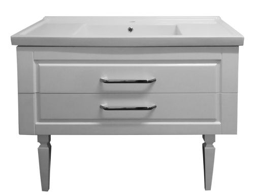 Тумба под раковину Azario Elegant CS00058284 100х49х84 напольная цвет белый