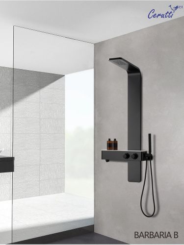 Душевая панель Cerutti SPA BARBARIA B CT9657 прямоугольная настенная