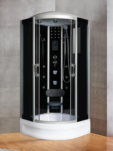 Душевая кабина River TEMZA 100/24 TH (10000000147) 100х100 четверть круга с крышей ориентация универсальная