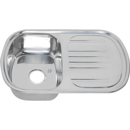 Кухонная мойка Melana 231 t (*10) 77х49 цвет хром