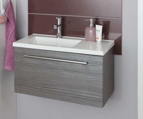 Тумба с раковиной Puris For Guests SETFG6004(722/161) 60х35х35 подвесная цвет белый