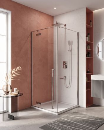 Душевой уголок Cezares LINER LINER-A-1-90-C-Cr-L 90х90 стекло прозрачное профиль хром глянцевый без поддона