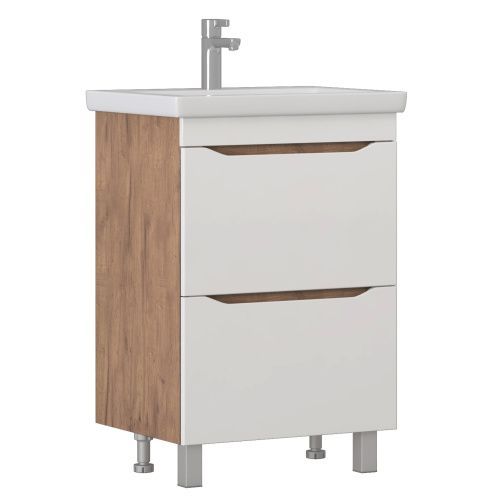 Тумба под раковину Vigo Grani 201 дуб золотой 55х43х83 напольная